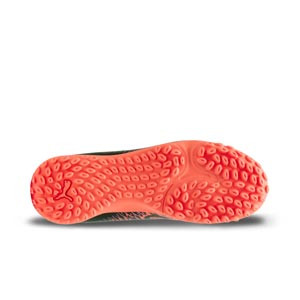 Puma Future 8 Play TT Jr - Zapatillas de fútbol multitaco infantiles Puma TT suela turf - negras, púrpura