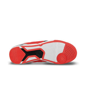 Munich One Kid - Zapatillas de fútbol sala infantiles Munich suela lisa IN - rojas