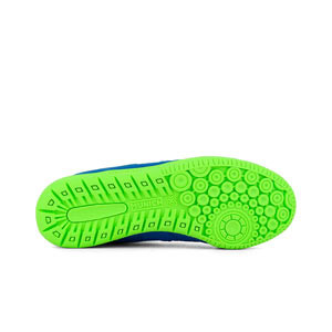Munich G3 Kid Profit - Zapatillas infantiles de fútbol sala Munich suela lisa - azules, verdes
