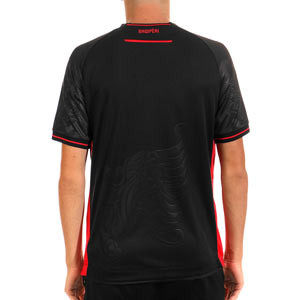 Camiseta Macron 3a Albania 25 26 - Camiseta de la tercera equipación Macron de la selección de Albania 2025 2026 - negra