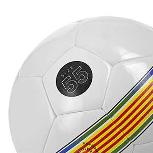 Balón Munich Hera Indoor RFEF talla 55 cm - Balón de fútbol sala Munich Federació Catalana de Futbol talla 55 cm - blanco y negro - talla
