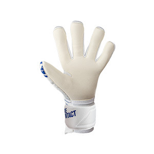Reusch Pure Contact Silver Junior - Guantes de portero infantiles Reusch corte Evolution Negative Cut ESS - blancos, azules