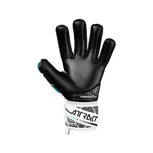 Reusch Attrakt Gold NC Junior - Guantes de portero infantiles Reusch corte Negative Cut - blancos