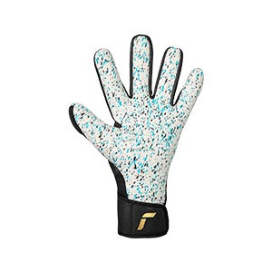 Reusch Fastgrip Fusion Junior - Guantes de portero infantiles profesionales Reusch corte Hybrid Negative Cut - negros