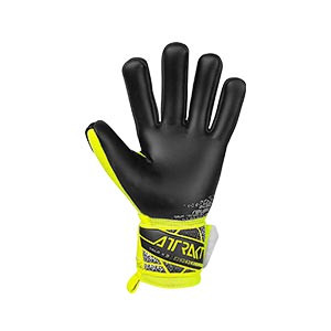 Reusch Attrakt Gold X NC Junior - Guantes de portero infantiles profesionales Reusch corte Negative Cut - amarillos