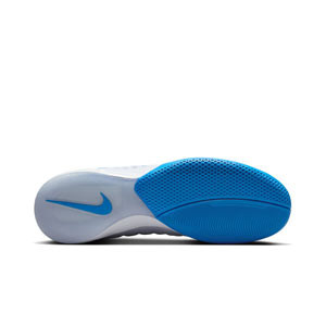 Nike Lunar Gato II - Zapatillas de fútbol sala de piel Nike suela lisa IC - azul claro