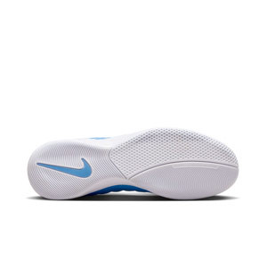Nike Lunar Gato 2 - Zapatillas de fútbol sala de piel Nike con suela lisa IC - azules y blancas