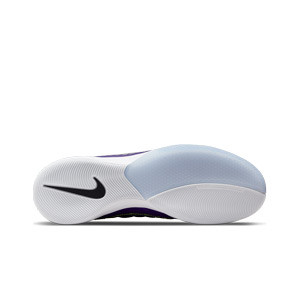 Nike Lunar Gato 2 - Zapatillas de fútbol sala de piel Nike con suela lisa IC - moradas
