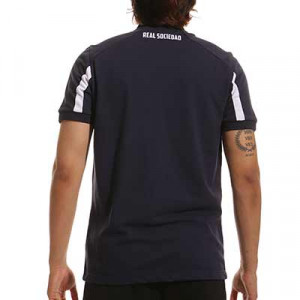 Polo Macron Real Sociedad jugador - Polo Macron de la Real Sociedad - azul marino