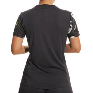 Camiseta Puma individual Liga mujer Graphics - Camiseta de entrenamiento de fútbol de mujer Puma - azul marino, amarilla flúor
