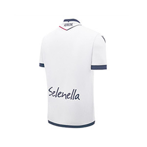 Camiseta Macron 2a Bologna 2024 2025 - Camiseta de la segunda equipación Macron del Bologna 2024 2025 - blanca