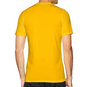 Camiseta entreno Nike Dry Football - Camiseta manga corta de entrenamiento Nike - dorada - trasera