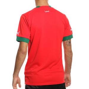 Camiseta Puma Marruecos 2022 2023 - Camiseta primera equipación Puma de la selección de Marruecos 2022 2023 - roja