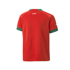 Camiseta Puma Marruecos niño 2022 2023 - Camiseta primera equipación Puma de la selección de Marruecos 2023 - roja