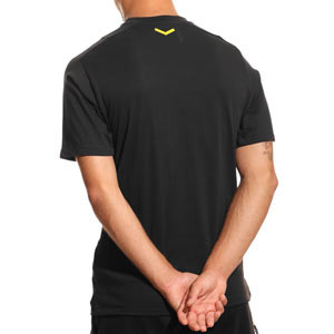 Camiseta algodón Puma Borussia Dortmund Casuals - Camiseta de algodón de paseo Puma del Borussia Dortmund - negra