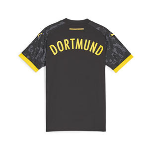 Camiseta Puma 2a Borussia Dortmund niño 2023 2024 - Camiseta segunda equipación infantil Puma del Borussia Dortmund 2023 2024 - negra