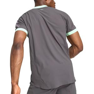 Camiseta Puma 3a Milan authentic 24 25 - Camiseta de la tercera equipación Puma del AC Milan 2024 2025 versión jugador - gris - hover