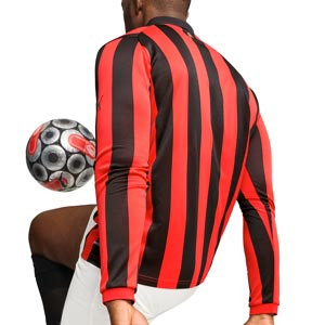 Camiseta Puma Milan authentic 125 aniversario - Camiseta de manga larga Puma del Milan Edición 125 aniversario versión jugador - negra, roja