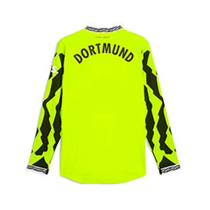 Camiseta manga larga Puma Anniversary BVB authentic 24 25 - Camiseta de manga larga Puma del Borussia Dortmund Edición 30 aniversario versión jugador - amarilla flúor