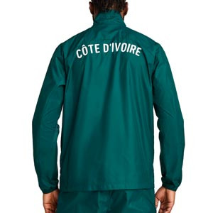 Chaqueta Puma Costa Marfil presentación Woven - Chaqueta de presentación Puma de la selección de Costa de Marfil - verde