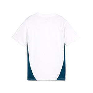 Camiseta Puma Olympique Marsella niño entrenamiento - Camiseta infantil de entrenamiento Puma del Olympique de Marsella - blanca