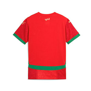 Camiseta Puma Marruecos niño 2025 - Camiseta infantil de la primera equipación Puma de la selección de Marruecos 2025 - roja