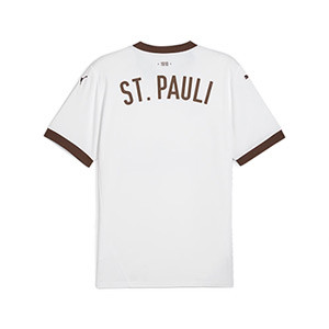 Camiseta Puma 2a San Pauli 2024 2025 - Camiseta de la segunda equipación Puma del San Pauli 2024 2025 - blanca