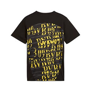 Camiseta Puma Dortmund niño Pre-Match - Camiseta infantil de entrenamiento prepartido Puma del Borussia Dortmund 2024 2025 - negra