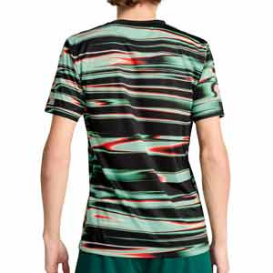 Camiseta Puma Portugal Pre-Match - Camiseta de calentamiento prepartido Puma de la selección de Portugal 2025 - verde claro, negra