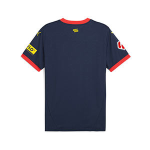 Camiseta Puma 2a Girona niño 2024 2025 - Camiseta infantil de la segunda equipación Puma del Girona 2024 2025 - azul marino