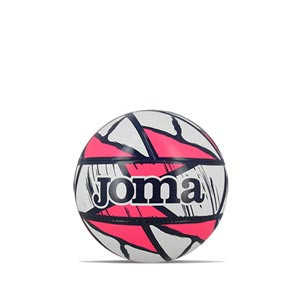 Balón Joma Federación Española Fútbol Sala 62 cm - Balón de fútbol sala Joma de la Federación de España 2022 2023 - blanco y rosa