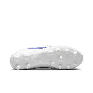 Nike Premier 3 FG - Botas de fútbol de piel de canguro Nike FG para césped natural o artificial de última generación - blancas y azules