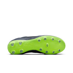 Nike Premier 3 FG - Botas de fútbol de piel de canguro Nike FG para césped natural o artificial de última generación - azul marino