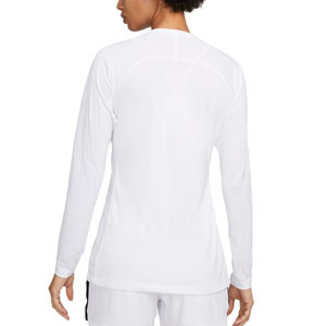 Camiseta interior térmica Nike mujer Park First Layer DF - Camiseta interior compresiva para mujer manga larga Nike - blanca