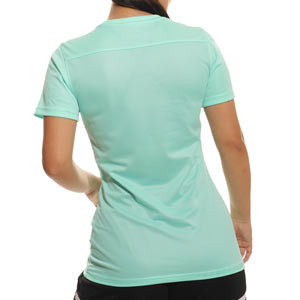 Camiseta Nike mujer Dri-Fit Park 7 - Camiseta de manga corta para mujer de deporte Nike - verde turquesa