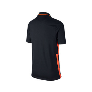 Camiseta Nike 2a Holanda niño 2020 2021 Stadium - Camiseta segunda equipación infantil selección de Holanda 2020 2021 - negra - trasera
