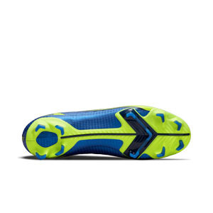 Nike Mercurial Vapor 14 Pro FG - Botas de fútbol Nike FG para césped natural o artificial de última generación - azules, amarillas flúor