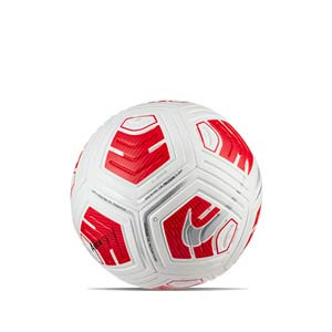 Balón Nike Strike Team 290g talla 4 - Balón de fútbol para niño Nike en talla 4 con peso reducido - blanco, rojo
