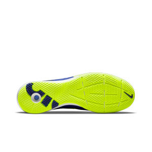 Nike Mercurial Zoom Vapor 14 Pro IC - Zapatillas de fútbol sala Nike suela lisa IC - azules, amarillas flúor