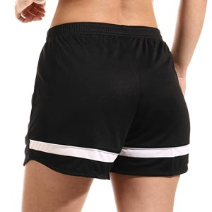 Short Nike Dri-Fit Academy 21 mujer - Pantalón corto de entrenamiento de fútbol para mujer Nike - negro - trasera