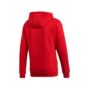 Sudadera adidas Core 18 Hoody - Sudadera con capucha de algodón adidas - roja