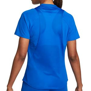 Camiseta Nike Francia mujer entreno Dri-Fit Academy Pro - Camiseta corta de entrenamiento de mujer adidas de la selección francesa para la Women's Euro 2022 - azul