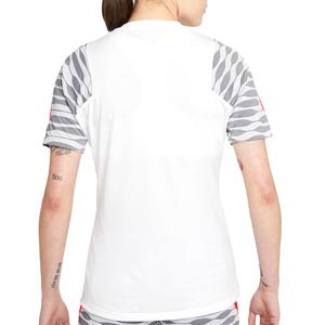 Camiseta Nike Dri-Fit Strike 21 mujer - Camiseta de manga corta de entrenamiento de fútbol para mujer Nike - blanca