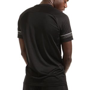 Camiseta Nike Dri-Fit Academy 21 - Camiseta de manga corta de entrenamiento de fútbol Nike - negra - trasera