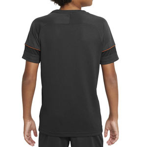 Camiseta Nike niño Dri-Fit Academy 21 - Camiseta de manga corta infantil para entrenamiento de fútbol Nike - gris oscuro, bronce