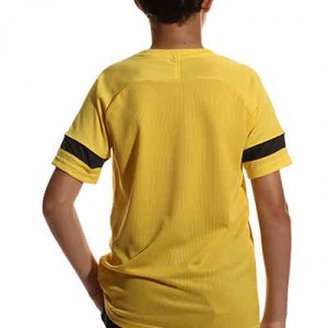 Camiseta Nike Dri-Fit Academy 21 niño - Camiseta de manga corta infantil para entrenamiento de fútbol Nike - amarilla