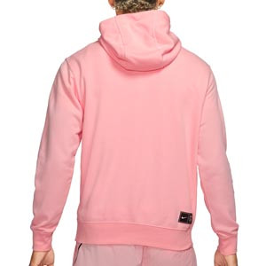 Sudadera Nike PSG Terry Soccer Fleece Hoodie - Sudadera con capucha de algodón Nike del París Saint-Germain - rosa