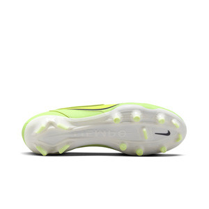 Nike Tiempo Legend 9 Academy FG/MG - Botas de fútbol de piel Nike FG/MG para césped artificial - amarillo flúor