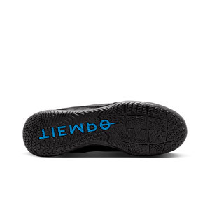 Nike Tiempo Legend 9 Academy IC - Zapatillas de fútbol sala de piel Nike suela lisa IC - negras