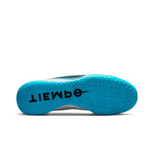 Nike Tiempo Legend 9 Academy IC - Zapatillas de fútbol sala de piel Nike suela lisa IC - blancas